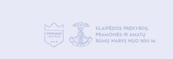 Klaipėdos prekybos, pramonės ir amatų rūmų nario ženklas