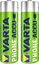 1x2 Varta Professional Accu NiMH 1600 mAh AA Phone Power