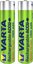 1x2 Varta Rechargeable Accu AAA Ready2Use NiMH 1000 mAh Micro