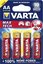 1x4 Varta Max Tech Mignon AA LR 6