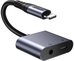 Joyroom 2-in-1 Audio adapter SY-L01 Lightning to 3.5mm + Lightning (black)