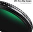 86mm Variable ND Filter ND2-ND400 (9 Stop)