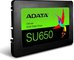ADATA Ultimate SU650 512 GB, SSD form factor 2.5", SSD interface SATA 6Gb/s, Write speed 450 MB/s, Read speed 520 MB/s