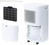 Adler | Air Dehumidifier | AD 7917 | Power 200 W | Suitable for rooms up to 60 m&sup3; | Water tank capacity 2.2 L | White