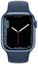 Apple Watch 7 GPS + Cellular 41mm Sport Band, blue/abyss blue (MKHU3EL/A)