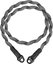 Artisan & Artist I ACAM-707 I Spiral Cord Strap, Black/White