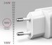 AXAGON ACU-PD20W Wall charger 20W, 1x port USB-C, PD3.0/PPS/QC4+/AFC/Apple, white