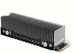 AXAGON Aluminum passive cooler for single and double-sided M.2 SSDs size 2280, height 24 mm | CLR-M2XT