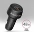 AXAGON PWC-PQ48 Car charger 48W, USB-A + USB-C, PD3.0/PPS/QC4+/SFC, Black