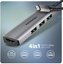 AXAGON HMC-H3A USB hub 4in1 5Gbps HDMI 3xUSB-A USB-