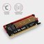 AXAGON PCEM2-S PCI-E 3.0 16x - M.2 SSD NVMe, up to 80mm SSD, low profile, cooler