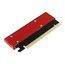 AXAGON PCEM2-S PCI-E 3.0 16x - M.2 SSD NVMe, up to 80mm SSD, low profile, cooler