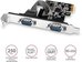 AXAGON PCI-Express card with two 250 kbps serial ports | PCEA-S2N