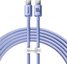 Baseus Crystal Shine cable USB-C to USB-C, 100W, 1.2m (purple)