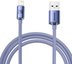 Baseus Crystal Shine Series cable USB cable for fast charging and data transfer USB Type A - Lightning 2.4A 2m purple