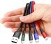 Baseus Fast USB cable 4in1 USB-C / 2x Lightning / Micro 3,5A 1,2m - black