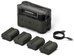 Tilta NP-FZ100 Charging Station Battery Kit (4 Batteries) - Green