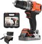 BLACK & DECKER | Cordless Drill Driver | BCD383D1XK-QW | 18 V | 2.0 Ah | Lithium