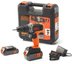 BLACK & DECKER | Cordless Drill/Driver with 2.0 Ah/4.0 Ah Battery | BCD003MEM2K-QW | 18 V | 2.0/4.0 Ah | Lithium