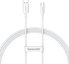 Cable USB do USB-C Baseus Superior 100W 1m (white)