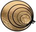 Caruba Reflectiescherm 2 in 1 Goud & Zilver 60cm
