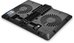 Deepcool ergonomic stand- cooler. black , USB 3.0 pass- truoght, it can be used as a notebook stand and/or cooling pad. The adjustable anti-skid holders are compatible ~15.6" laptops. The two 140mm silent fan and full range mesh surface with aerodynamic designed intake provide silent and efficient cooling.