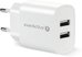 everActive PHONE CHARGER 2X USB 2, 4A 12W WHITE