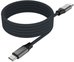 Fixed | Magnetic Braided Cable USB-C/USB-C, USB 2.0, Gray | FIXDBM-CC2-GR
