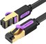Flat UTP Category 7 Network Cable Vention ICABI 3m Black