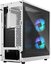 Fractal Design Focus 2 RGB White TG Clear Tint, Midi Tower, Power supply included No