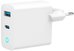 Gembird GaN USB-A USB-C Charger LED 65W PD QC3.0 white