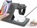 Gembird TA-WPC31S-01-BK 3-in-1 foldable wireless charger stand, 15 W, Samsung watch, black | Gembird