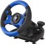 Genesis Seaborg 350 driving wheel, Black/Blue, Wired