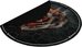 Genesis Tellur 400 Round Lava Floor Mat | Black
