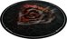 Genesis Tellur 400 Round Lava Floor Mat | Black