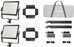 Godox LP400Bi K2 Black Litemons Bi color LED Light Panel 2 light kit