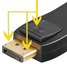 Goobay 51719 DisplayPort/HDMI&trade; adapter 1.1, gold-plated