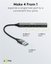 Goobay Slim 4-Port USB Hub, USB-A to USB-A, 5 Gbit/s | 74456