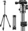 K&F 66 "/168cm Camera Tripod,Lightweight and Compact Aluminum Super Portable DSLR Tripod