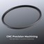 K&F 77MM C Series Black Mist Filter 1/8, Ultra-thin multilayer Green Coating