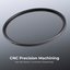 K&F 82MM C Series Black Mist Filter 1/4, Ultra-thin multilayer Green Coating
