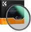 K&F 82MM C Series Black Mist Filter 1/4, Ultra-thin multilayer Green Coating