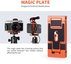 K&F Arca Swiss Quick Release Plate Camera and Smartphone Mount CA02 Orange