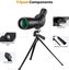 K&F Concept 20-60X60 HD Spotting Scope - BAK4 45 Degree,for Hunting, Shooting, Viewing Wildlife Scen