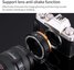 K&F Concept Auto focus electronic lens adapter EF/EF-S-FX