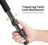 K&F Concept K&F 1.7m Carbon Fiber Travel Tripod Max Height,lightweight tripod 15kg Load for DSLR Cameras A254C4+BH-35L
