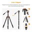 K&F Concept K&F 2.1m Camera Video Tripod For Dslr Compact Aluminum Tripod With Fluid Head