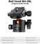 K&F Concept K&F 2.4m Overhead Camera Tripod Transverse Center Column 10kg Load with Detachable Monopod