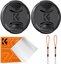 K&F Concept K&F 55MM Lens Caps Kit with K&F LOGO Caps*2+Anti-lost rope*2+vacuum cleaning cloth*1
