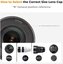 K&F Concept K&F 55MM Lens Caps Kit with K&F LOGO caps*3+Anti-lost rope*3+vacuum cleaning cloth*3